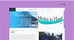 Desktop Screenshot of healthinhand.info