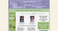 Desktop Screenshot of healthinhand.com